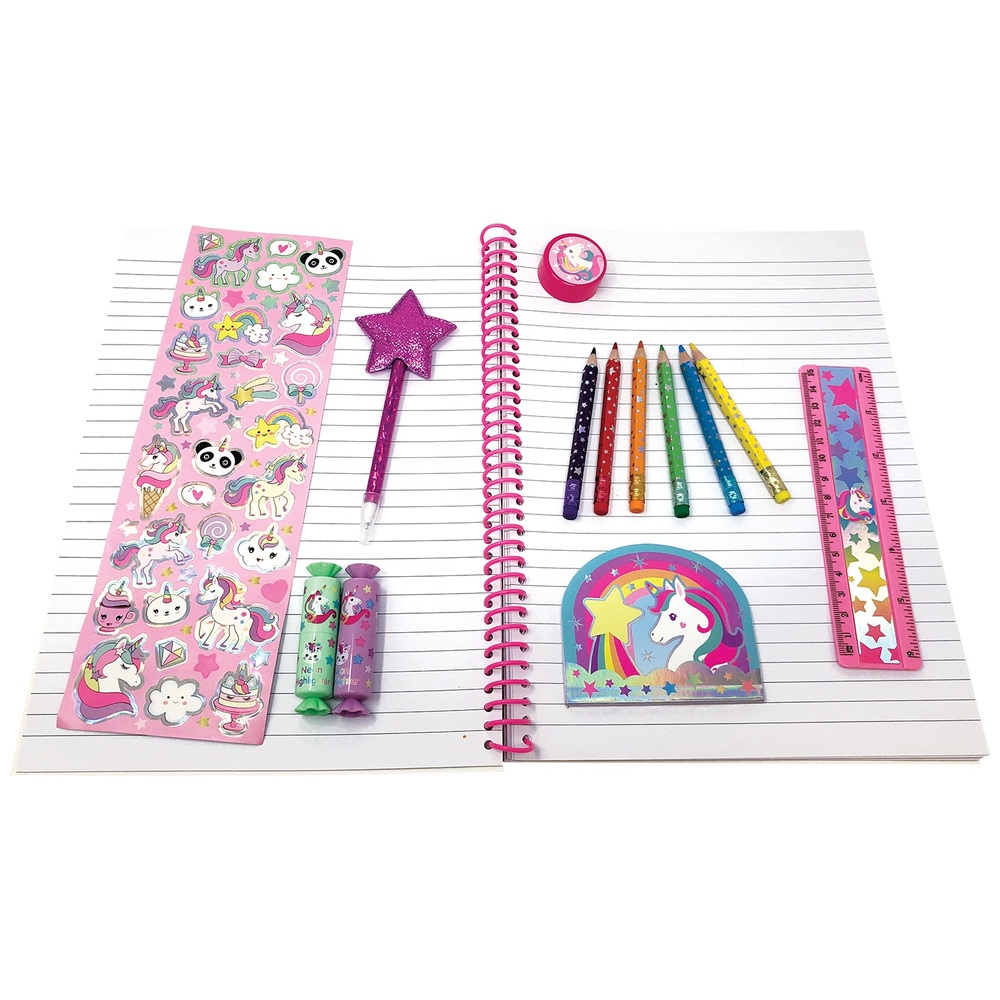 Trendiges Einhorn-Organizer-Set