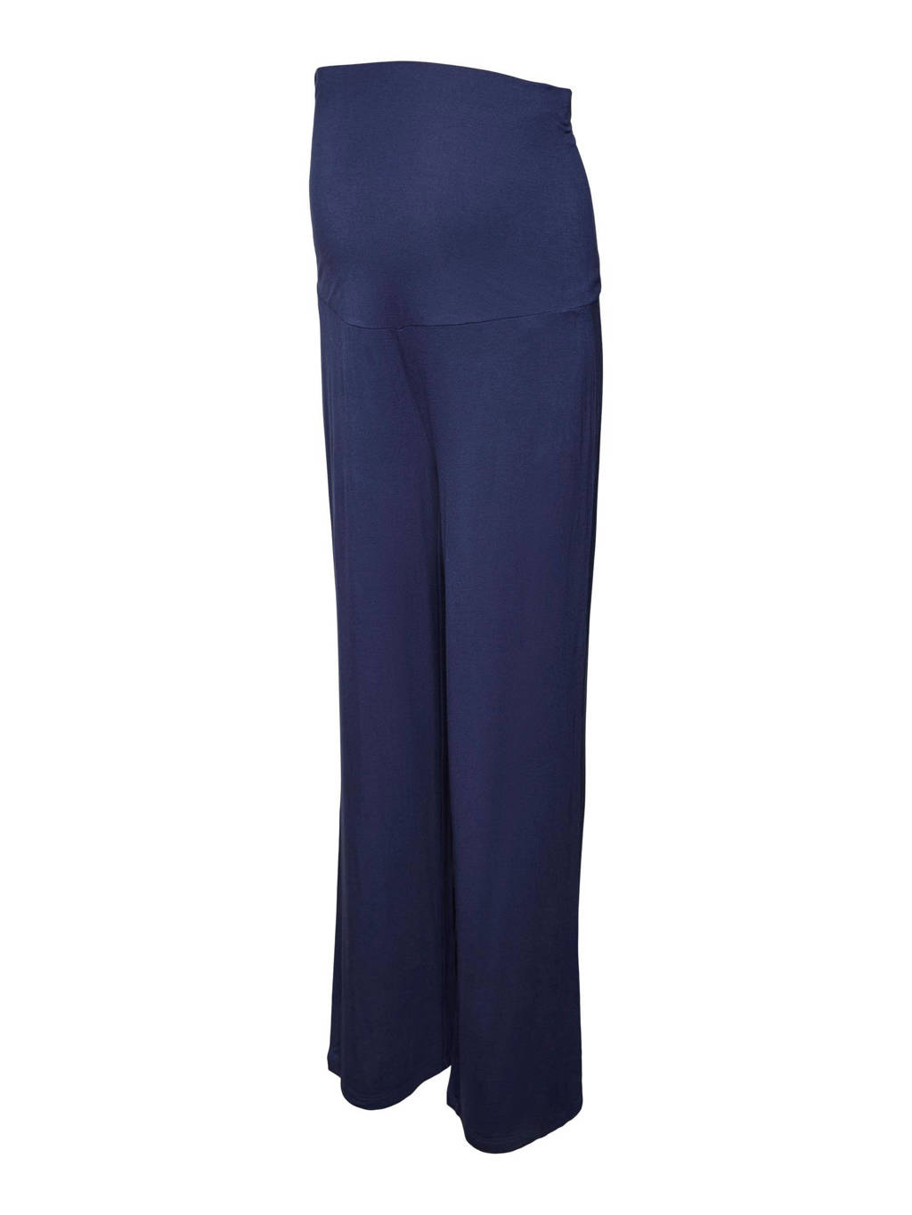 MAMALICIOUS wide leg broek MLALISON kobaltblauw