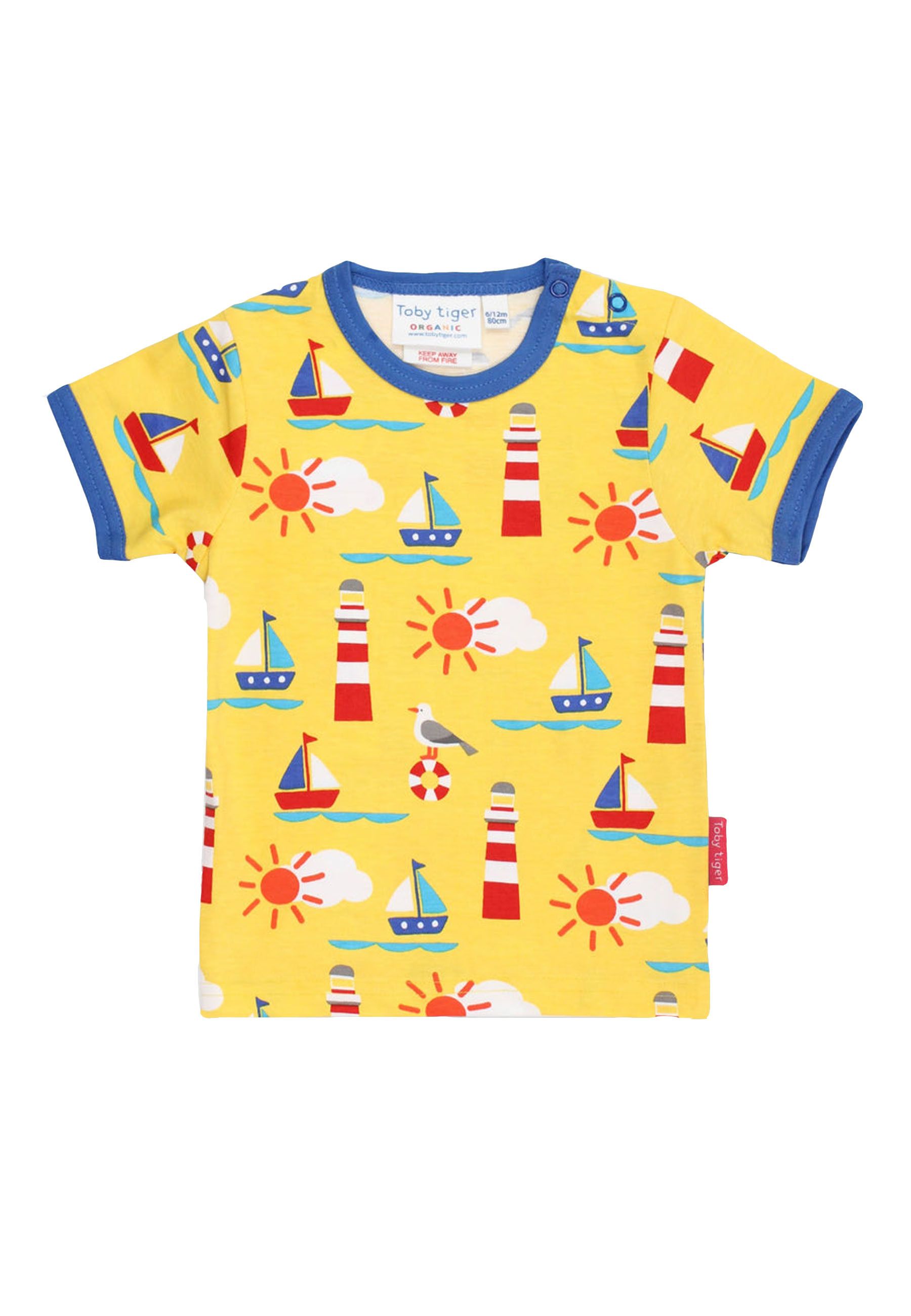 Toby Tiger T-Shirt mit maritimem Print