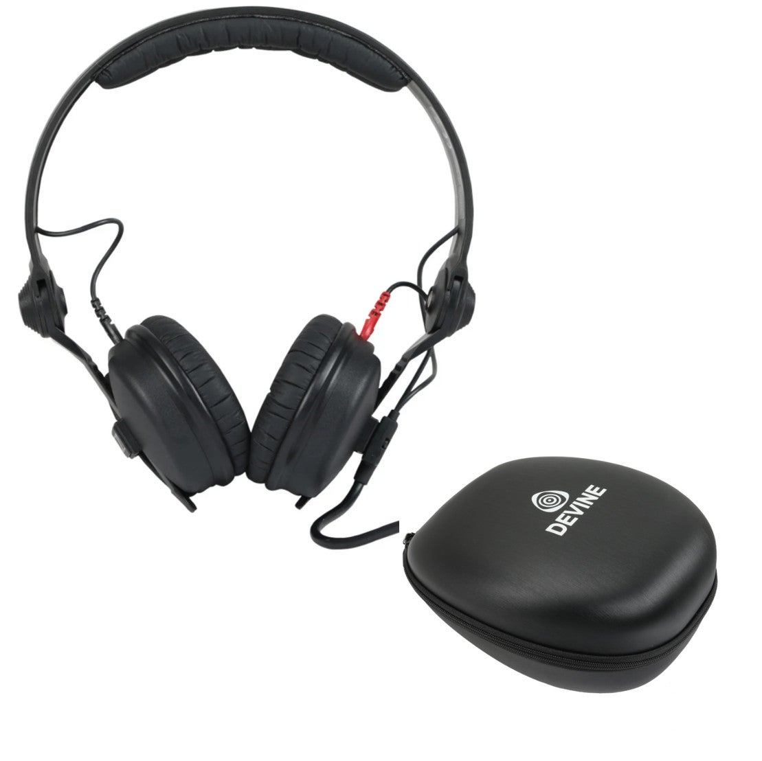 Sennheiser HD-25 PLUS + headphone case