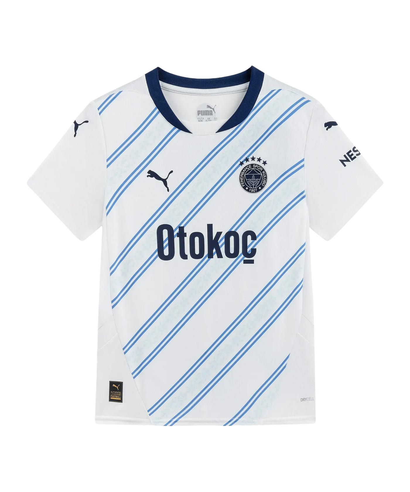 PUMA Fenerbahce Istanbul Trikot Away 2024/2025 Kids Weiss F02