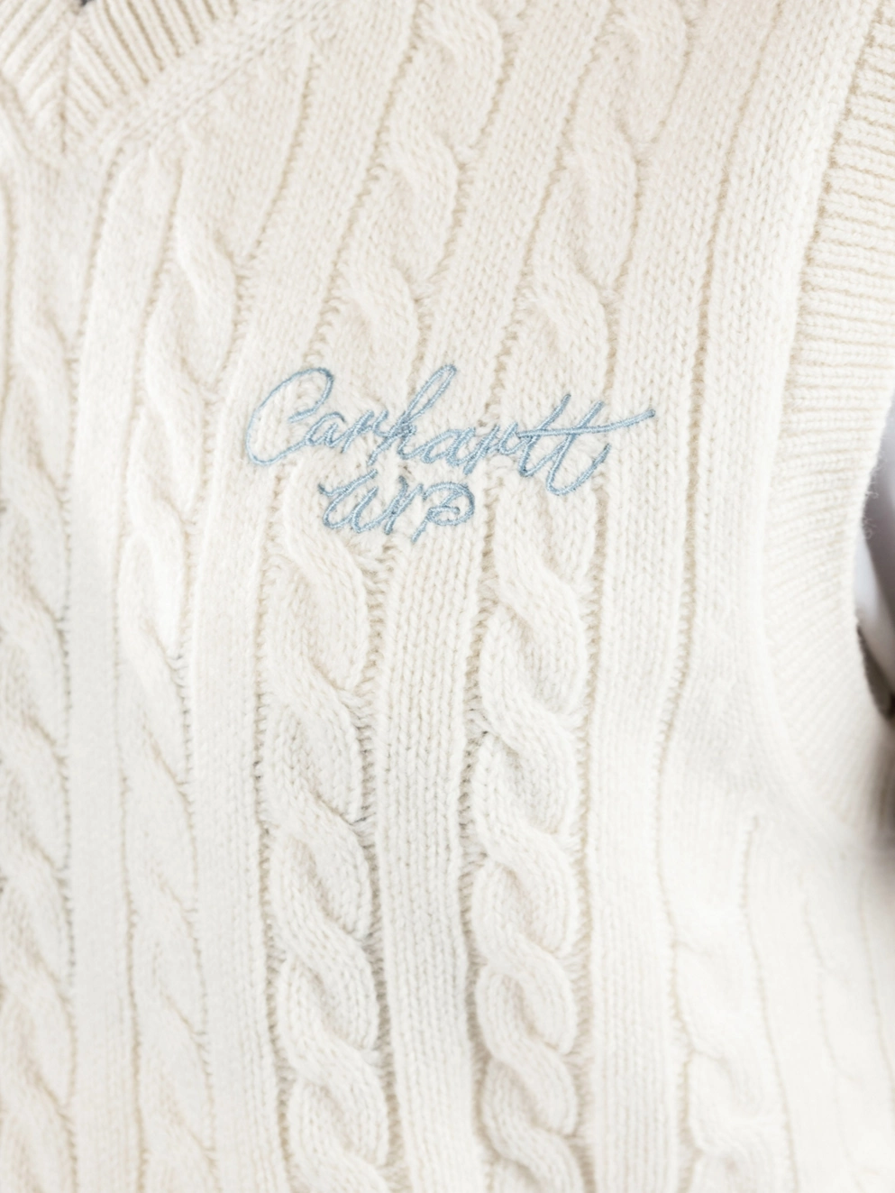 Carhartt WIP Signature Vest Pullover natural/dusty ice