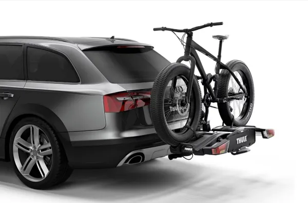 Thule 933 EasyFold XT 2, Cykelholder, Tilkoblingsanordning til bag på bilen, Sort