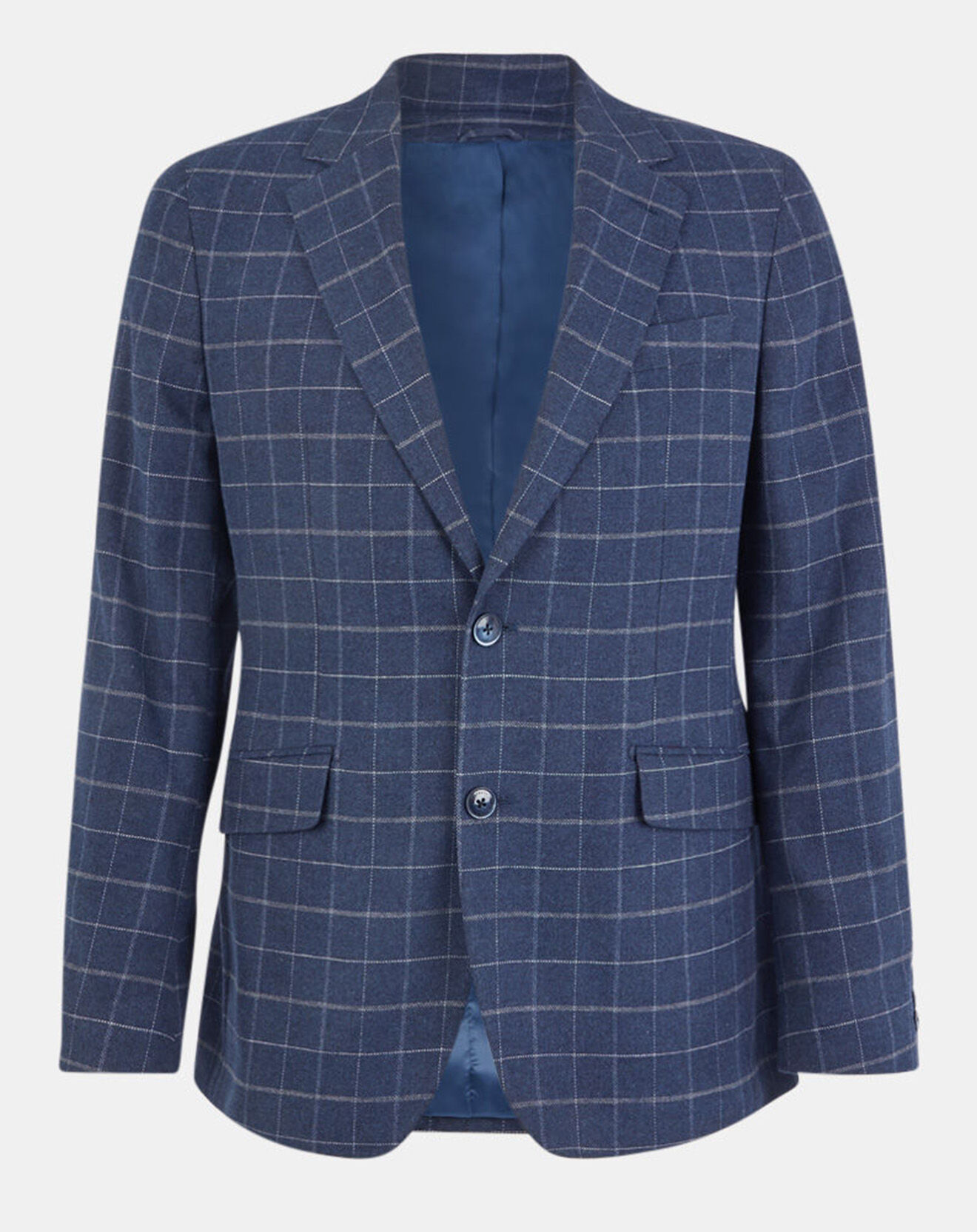 Hackett London Veste à carreaux bleu moyen