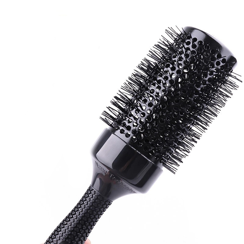 (Ø43mm) Haar Styling Rund Bürste Haarbürste Lockenbürste - Schwarz