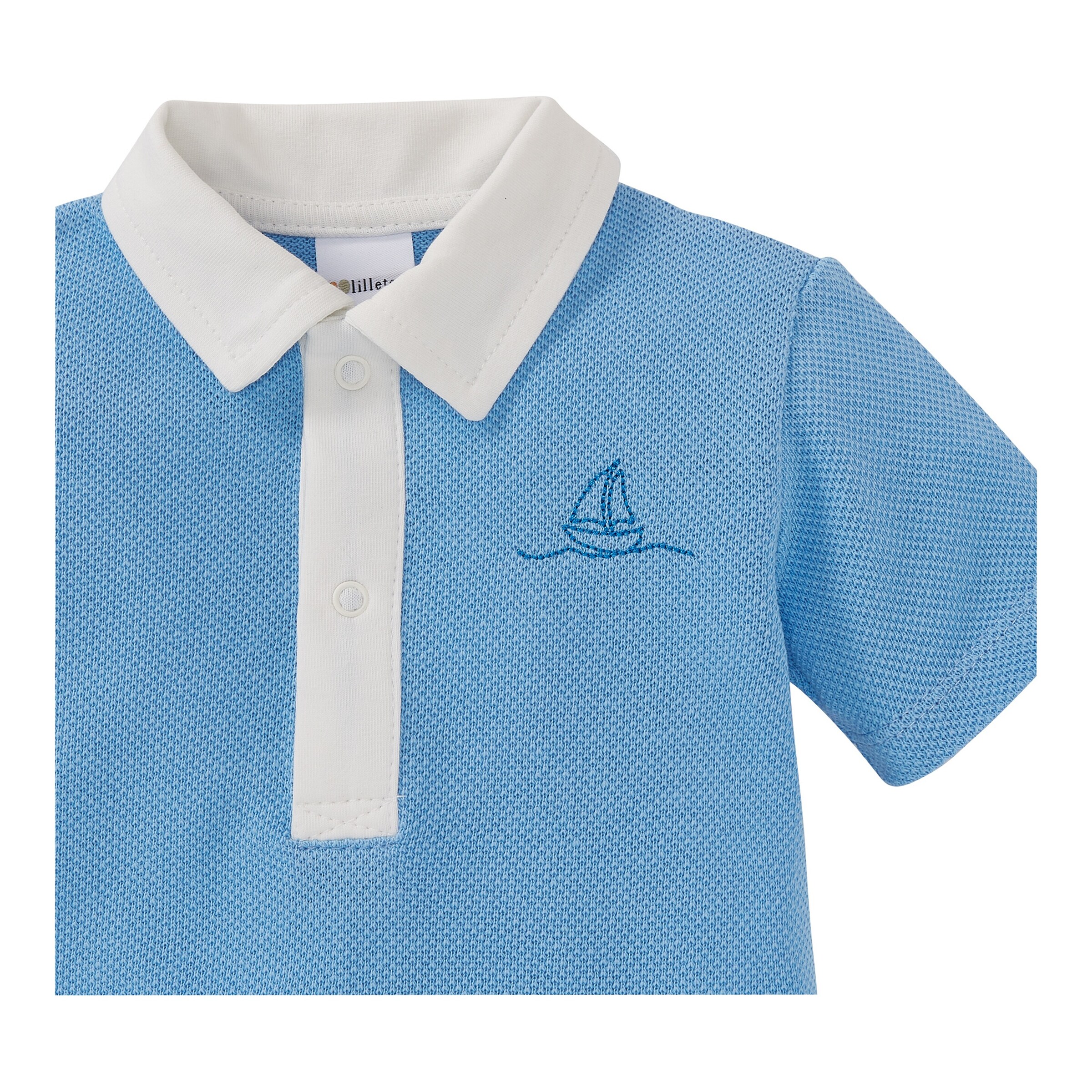 Lilletots - Captain Boys Polo-T-Shirt Waffelpiqué
