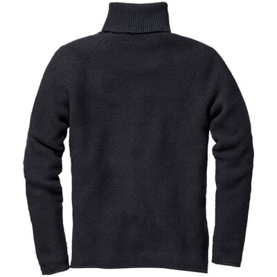 Herren-Rollkragenpullover, Schwarzblau