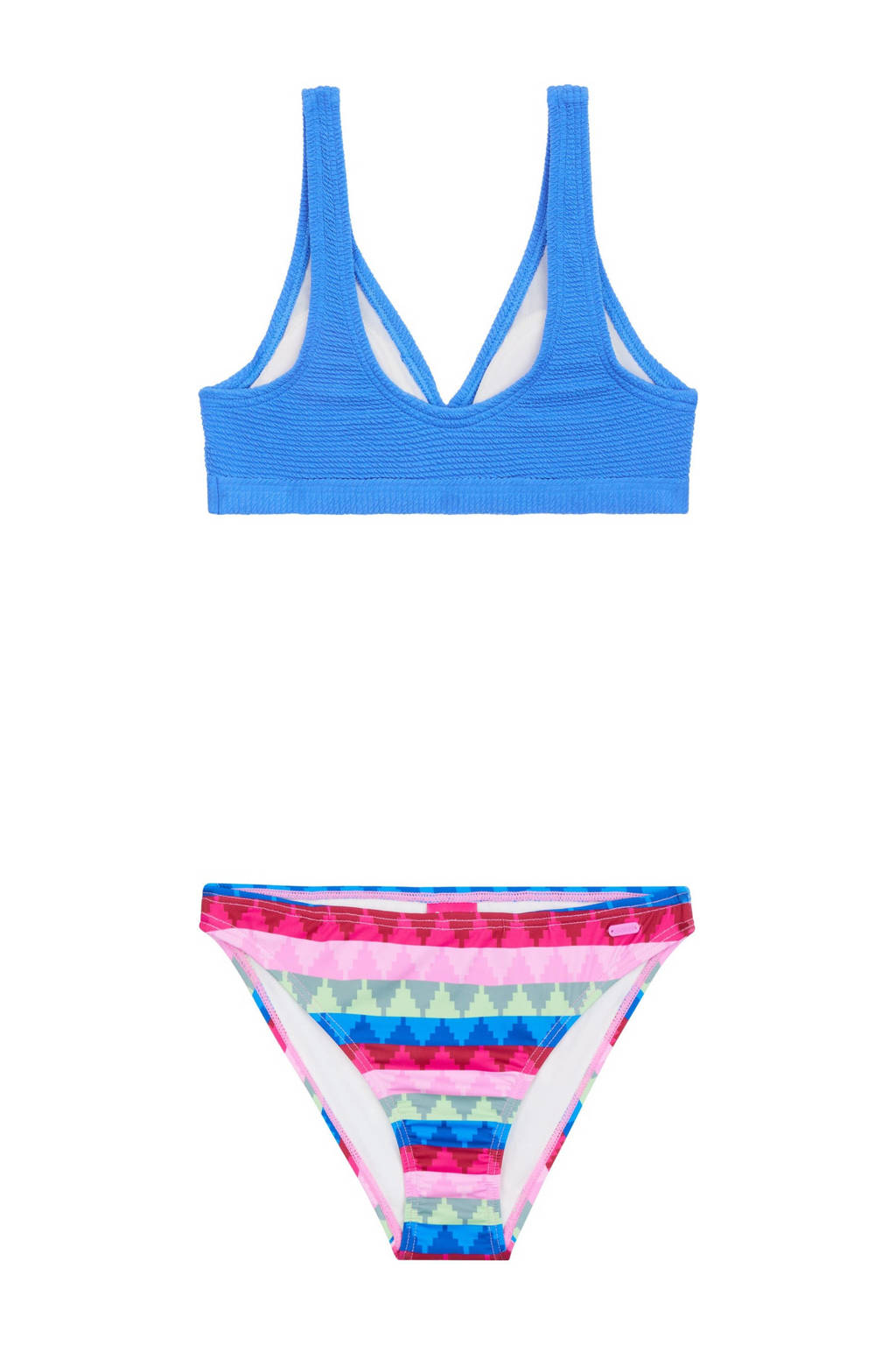 crop bikini PRTCREEK JR blauw/roze