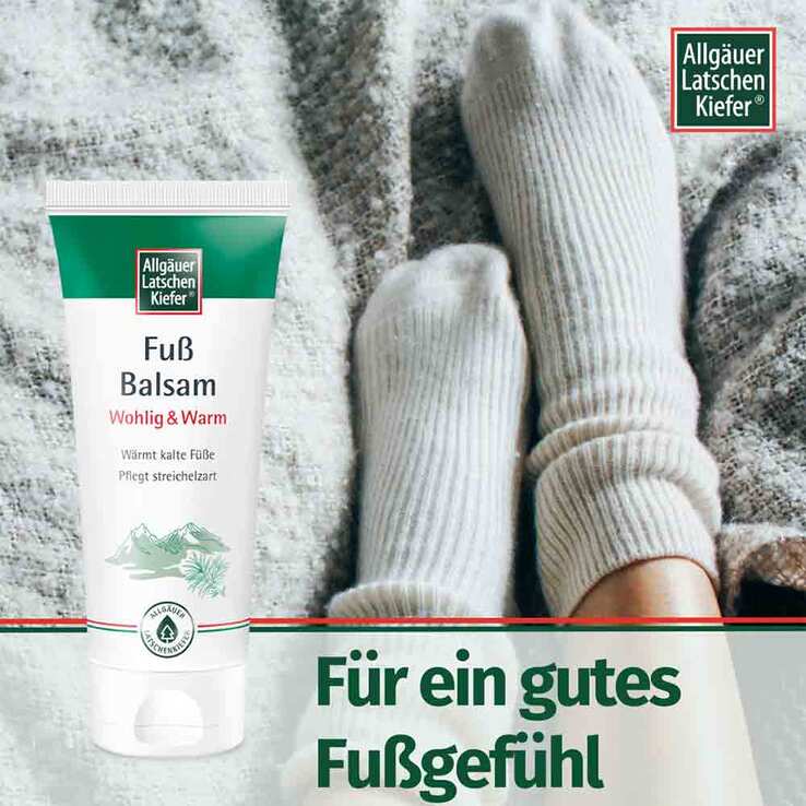 Allgäuer Latschenkiefer Fuß Balsam wohlig & warm, 100 ml