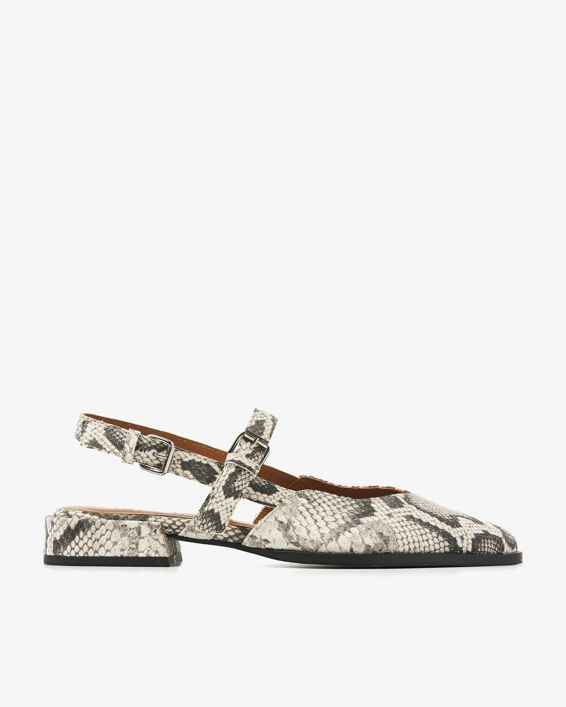 VIA VAI slangenprint slingbacks Jazz Valerie