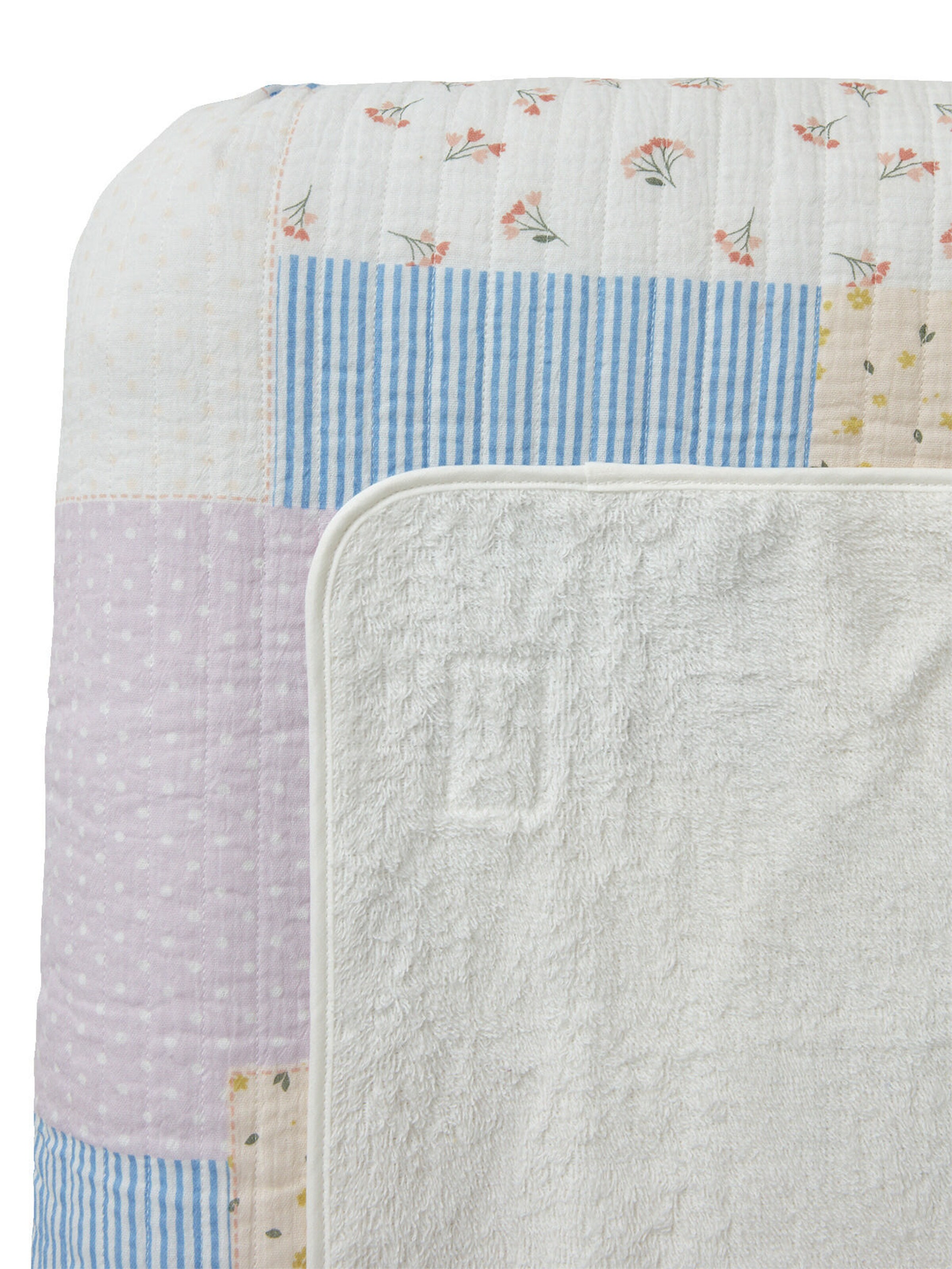 Vertbaudet Baby Wickelauflage-Set SOMMERHAUS mehrfarbig