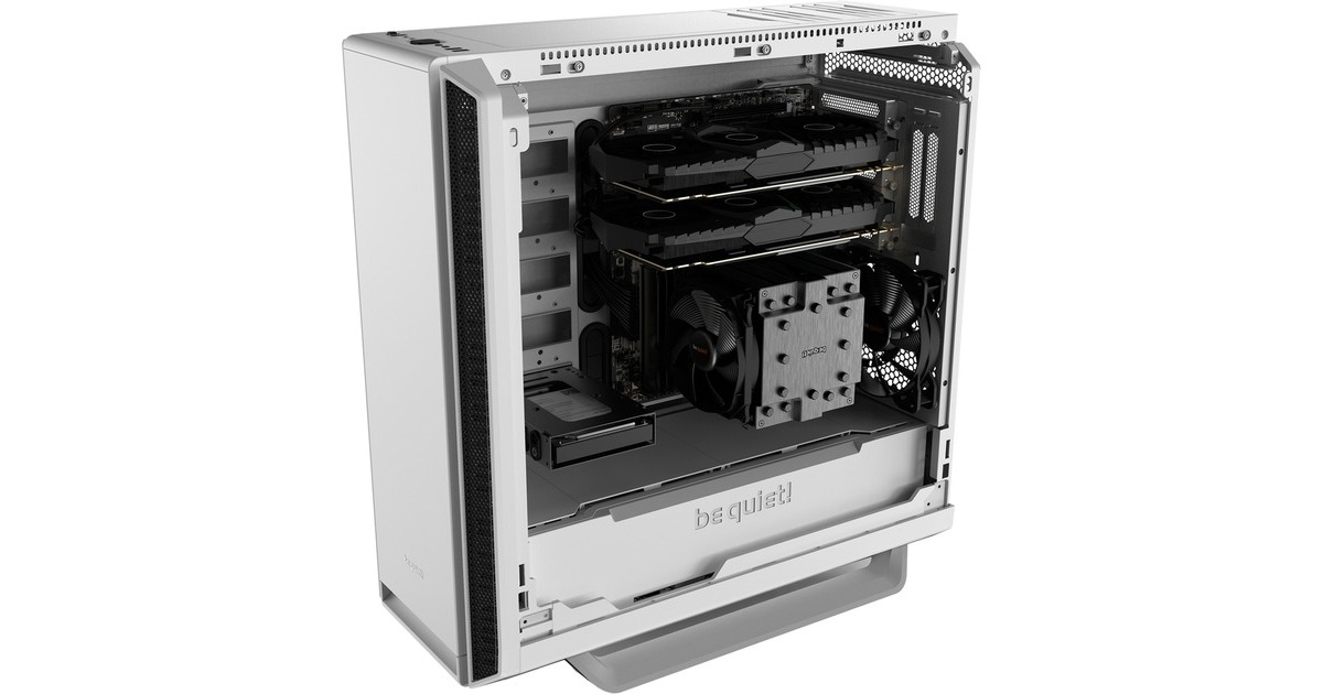 be quiet!SILENT BASE 802 midi tower behuizing  (Wit | 2x USB-A | 1x USB-C)