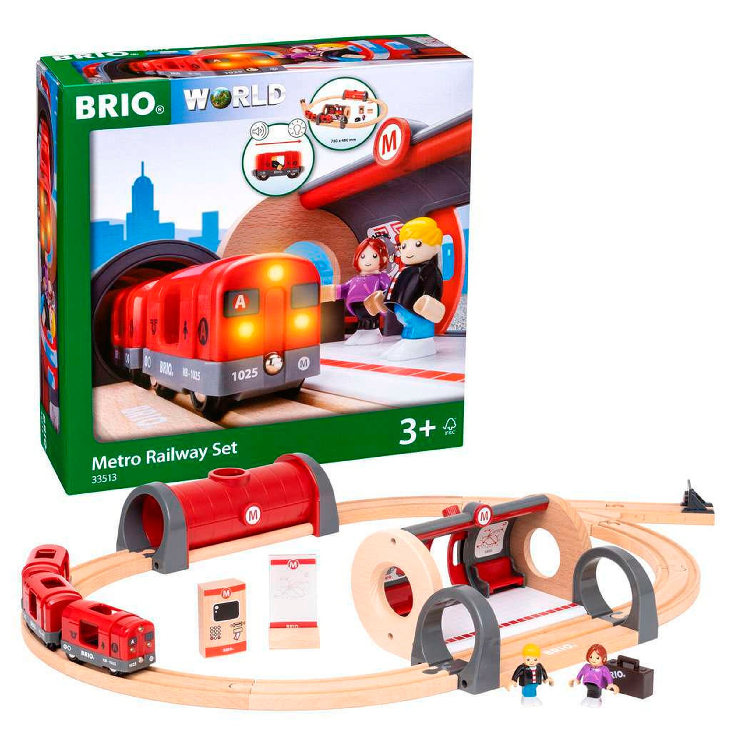 BRIO Metro Bahn Set