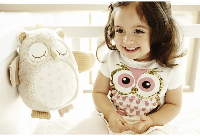 Cloud B - Nighty Night Owl - Uglebamse med sensor og sovelyde