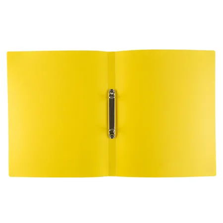 Idena Ringbuch DIN A4, 2-Ring-Mechanik, 20 mm Rücken, gelb