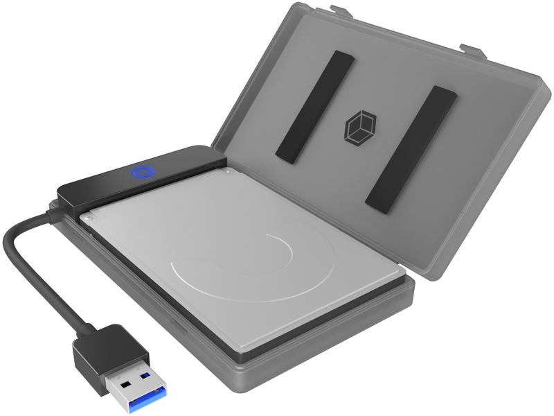 ICY BOX Adapter IB-AC603b-U3 USB 3.0 Typ-A Adapter für ein 2.5