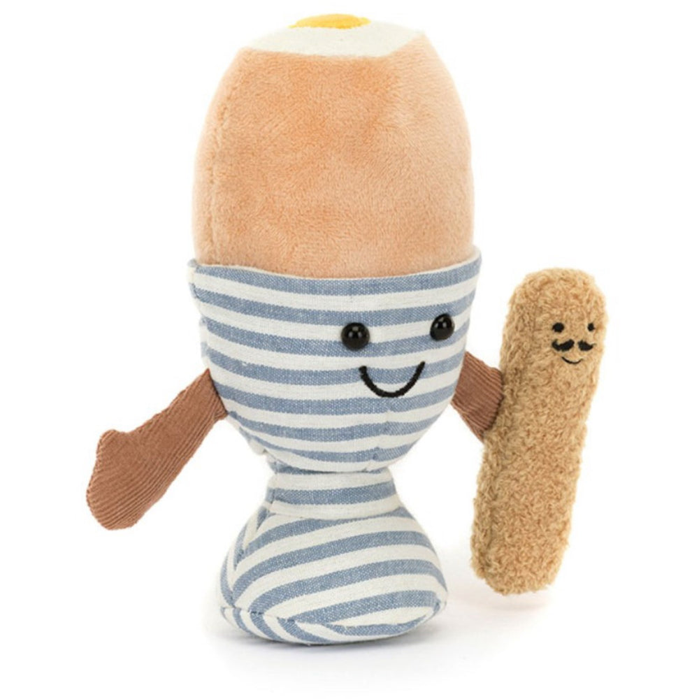Køb Jellycat FUN Amuseables Æg Blødkogt æg Med brød 16 cm