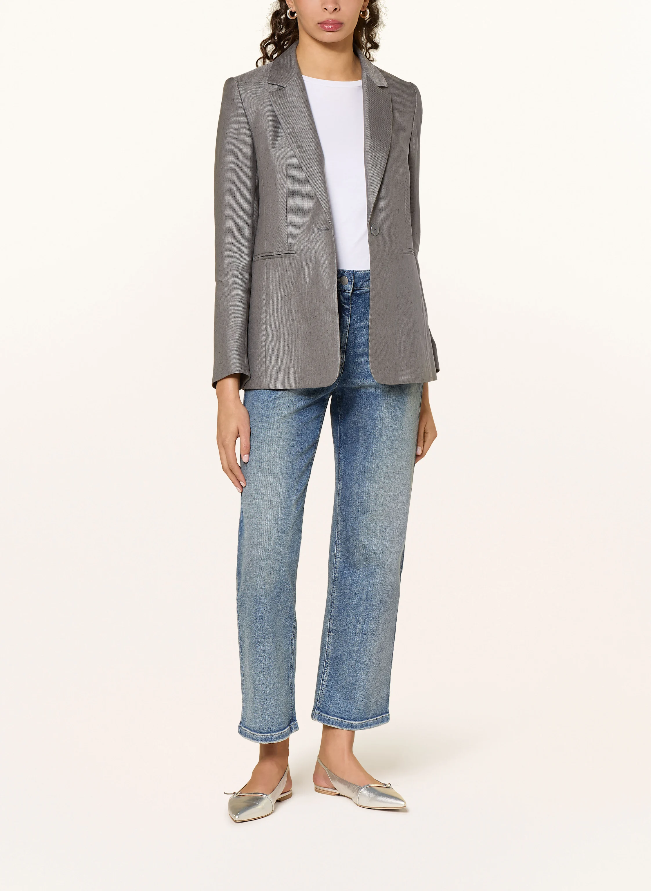 LUISA CERANO Blazer mit Leinen