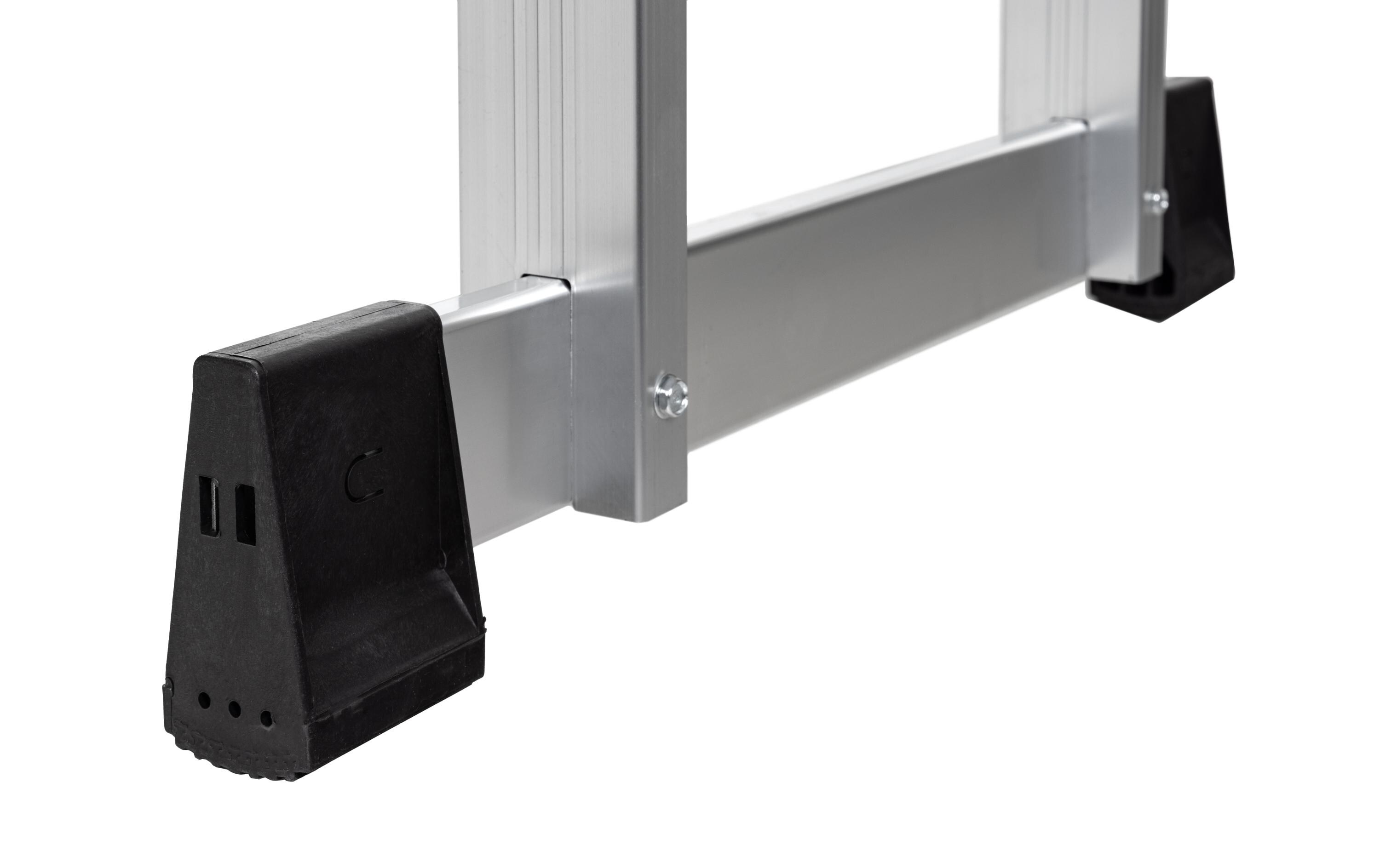 Mehrzweckleiter StepUp 4 x 3 SprossenMultifunktionsleiter aus Aluminium mit zwei Arbeitsplanken