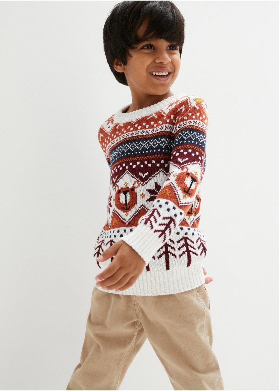 Pull en maille coton garçon