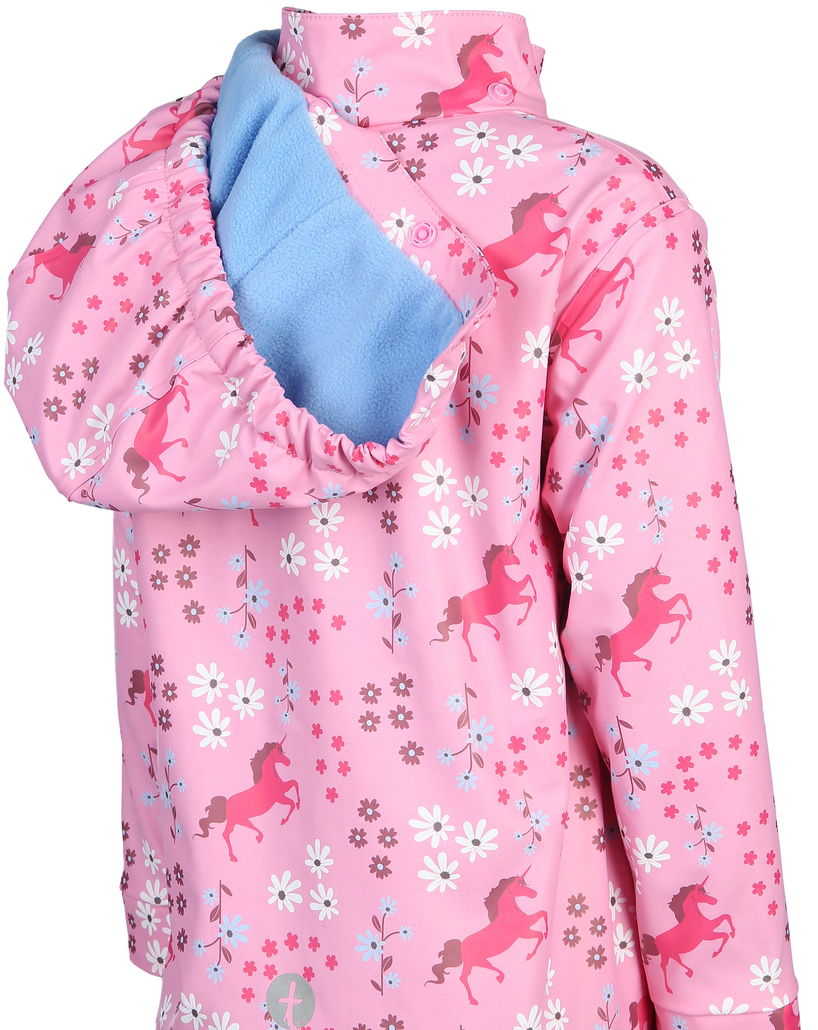 Regenjacke EINHORN gefüttert in pink unicorn dream