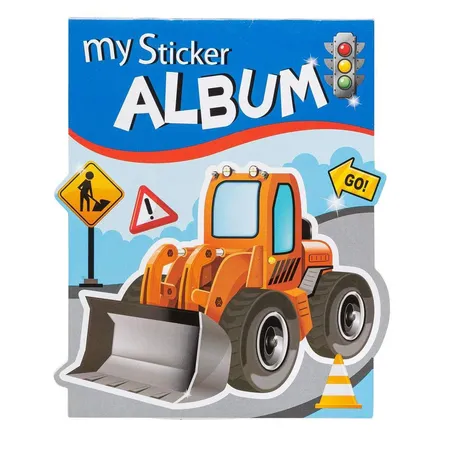 Idena Stickeralbum Bagger inkl 40 Sticker
