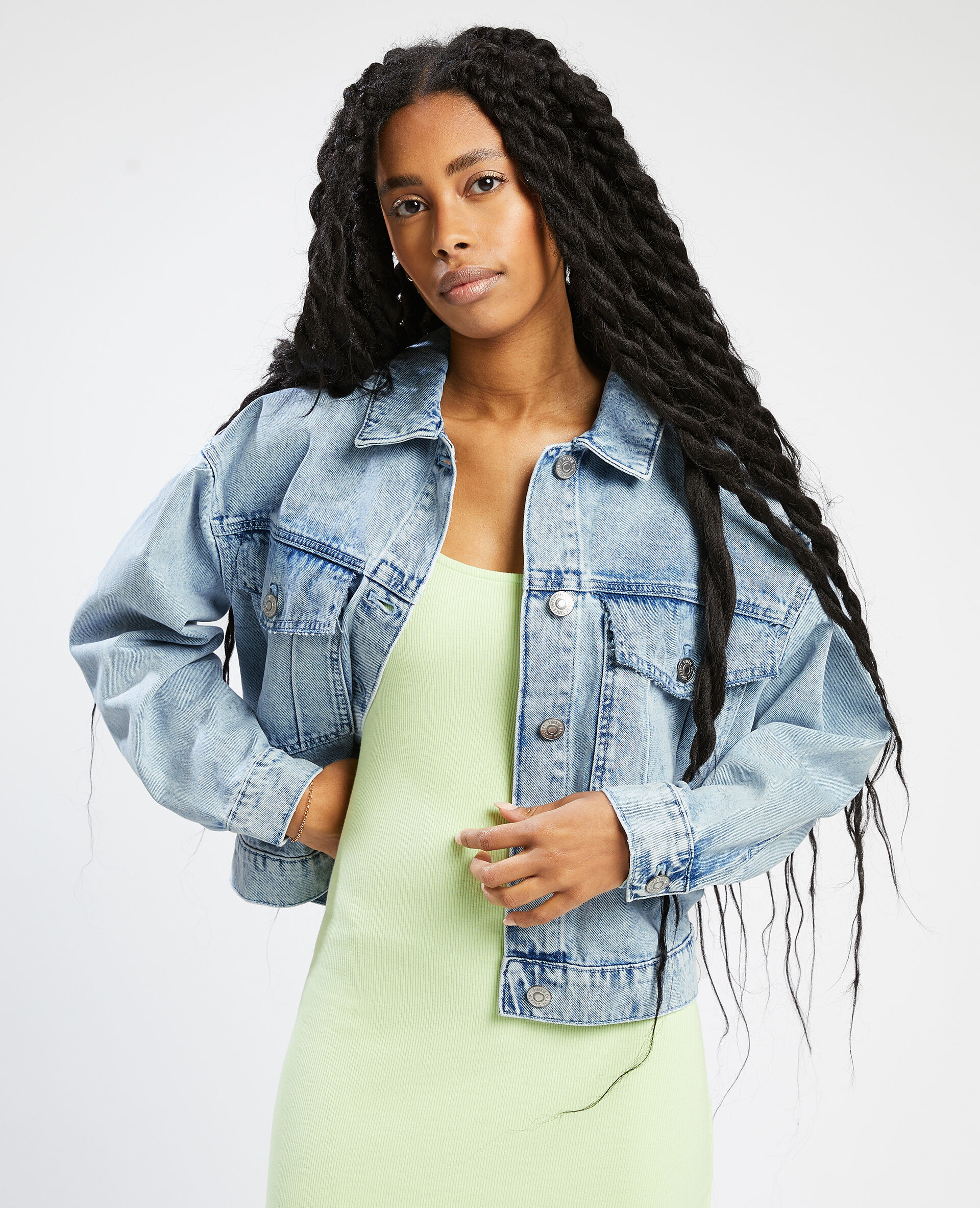 Veste en jean - Bleu clair