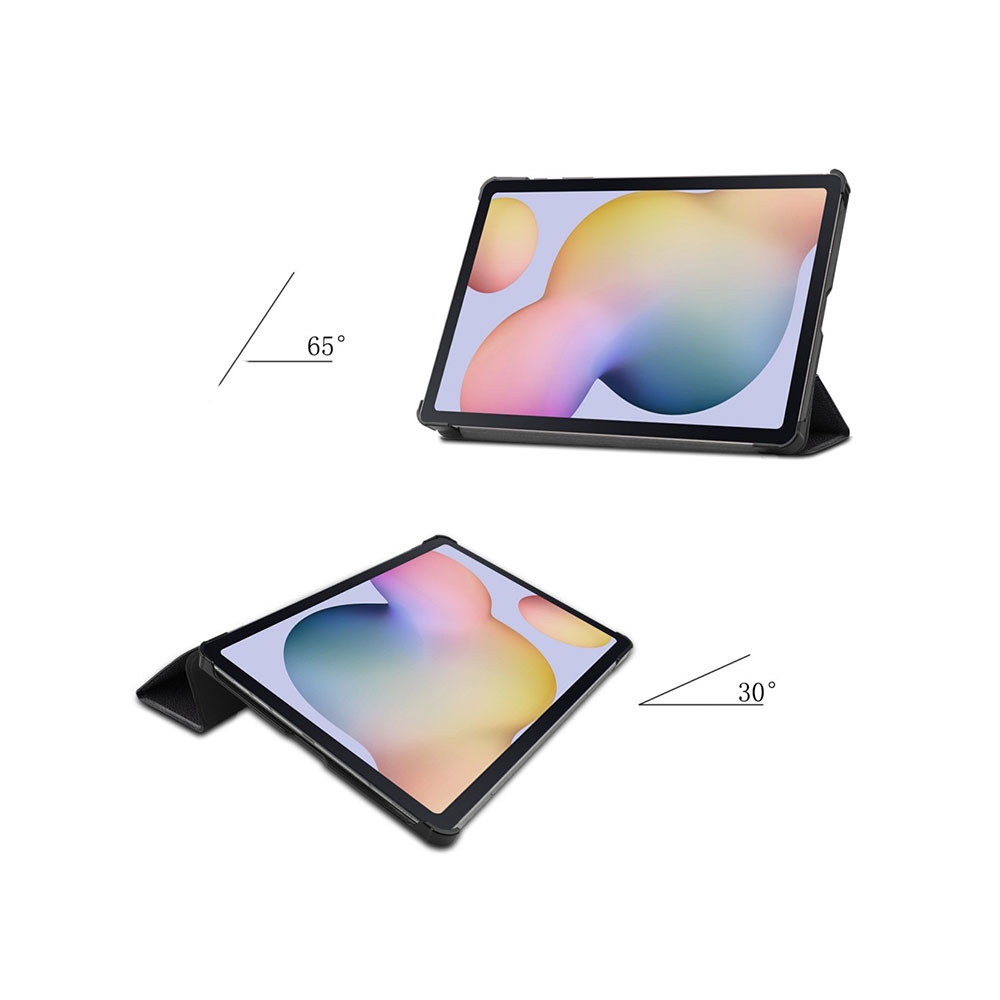 Samsung Galaxy Tab S8 / Tab S7 Leder Tasche Smart Cover Schutzhülle - Don't Touch Me