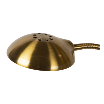 Lucide vloerlamp Zenith messing dimbaar