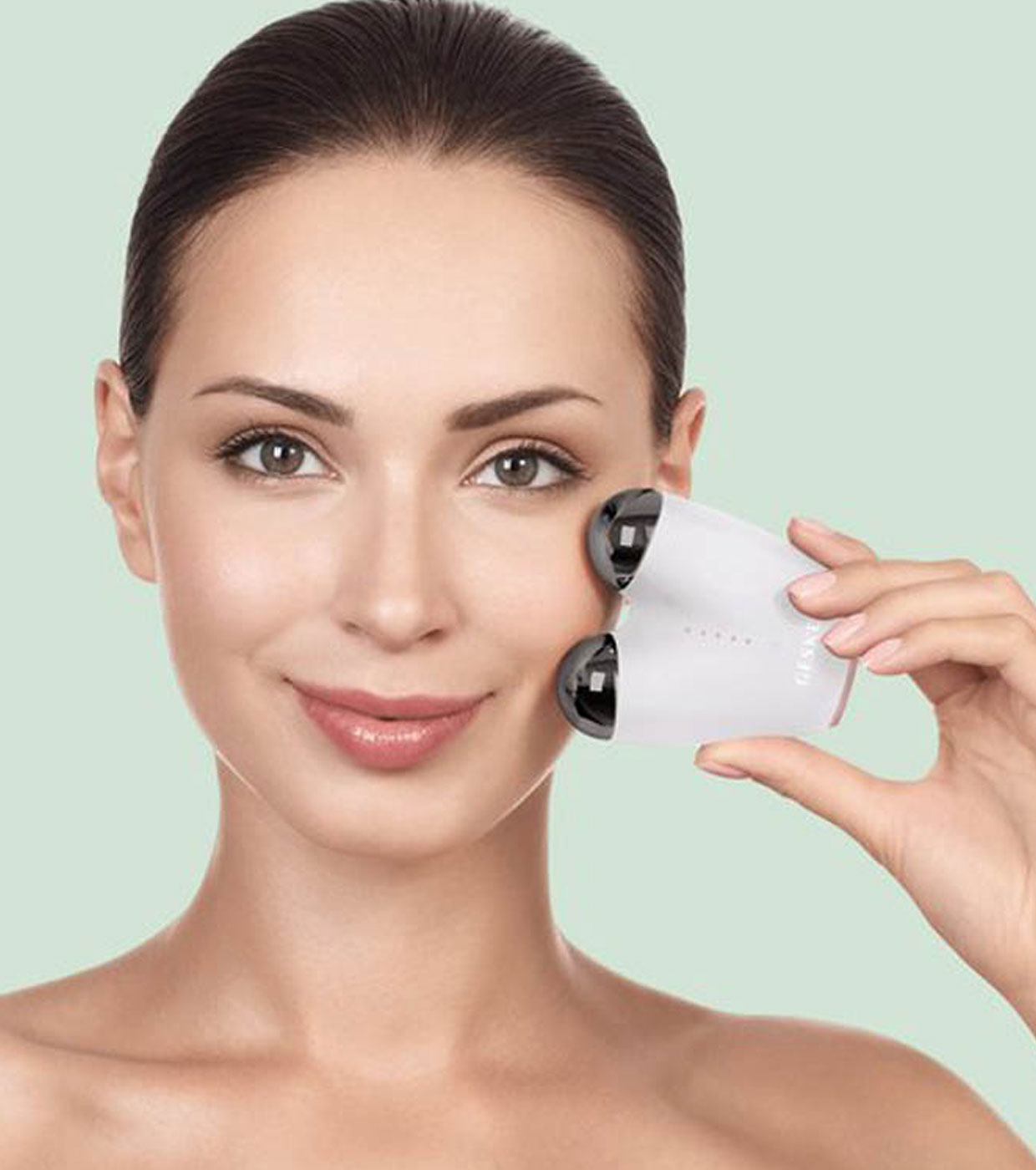 GESKE - Massageador Microcurrent Face-Lifter 6 In 1 - Branco