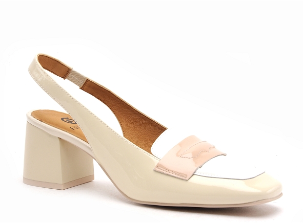 Fugitive escarpins femme navigo beige