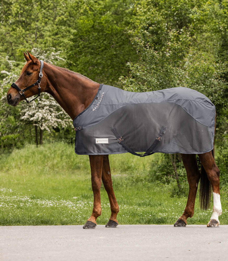 Waldhausen Comfort - Vliegendeken - Paardendeken - Grijs - 115/165