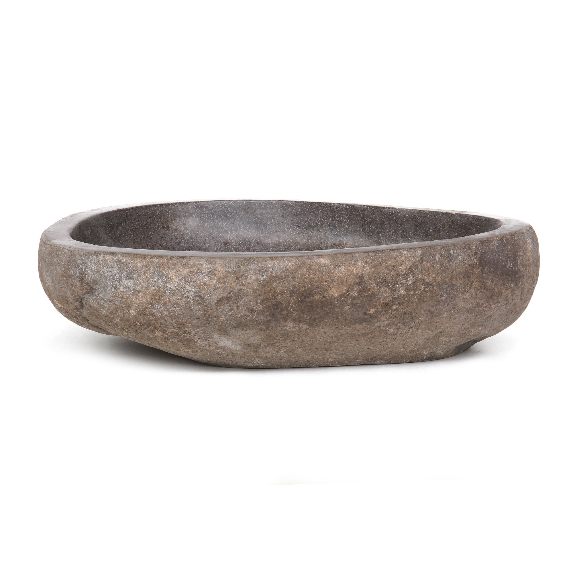 Natursteinwaschbecken, natur, Ø min. 40 cm - max. 60 cm, H min. 15 cm von fischer's lagerhaus