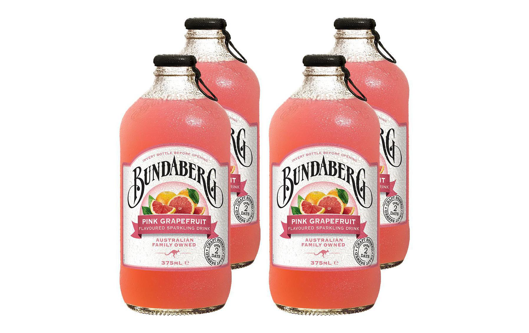 Soft-Drinks Pink Grapefruit 4 x 0.375 lKohlensäurehaltiges Erfrischungsgetränk mit Grapefruit