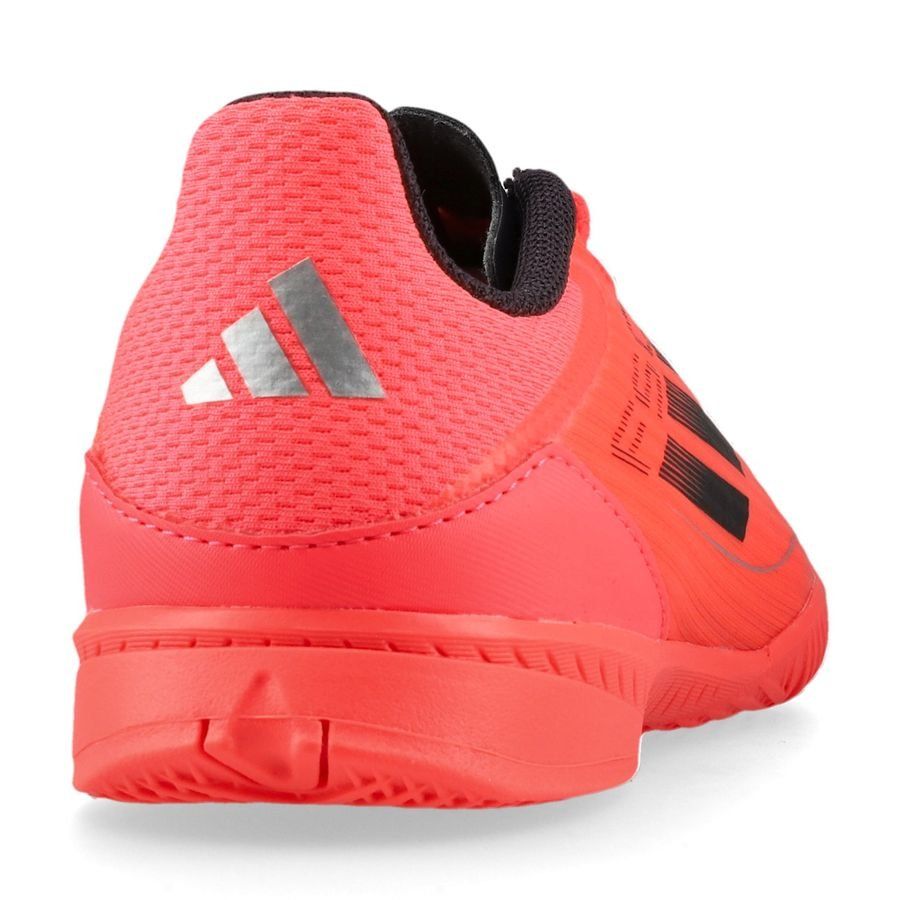adidas F50 League IN Vivid Horizon - Turbo/Aurora Black/Argenté Enfant