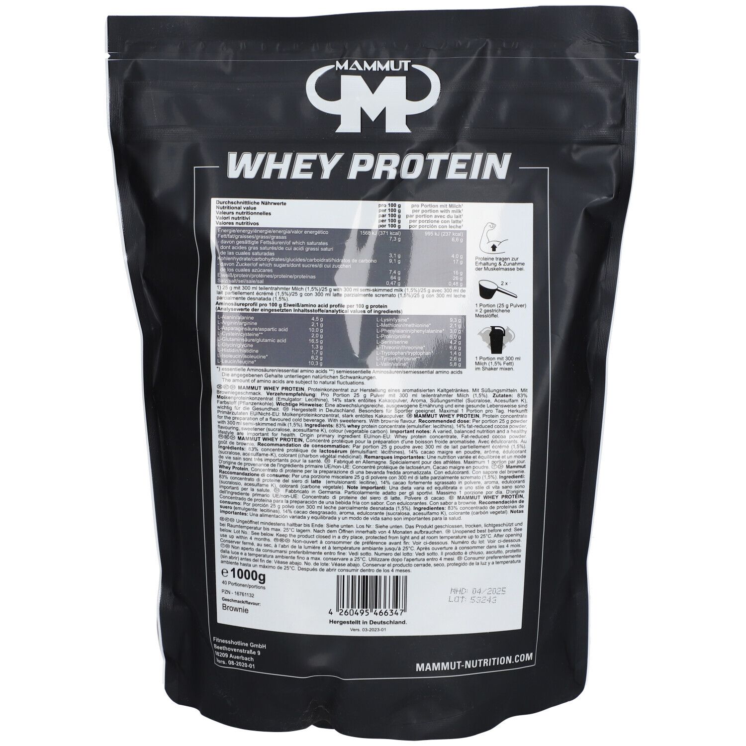WHEY PROTEIN Brownie