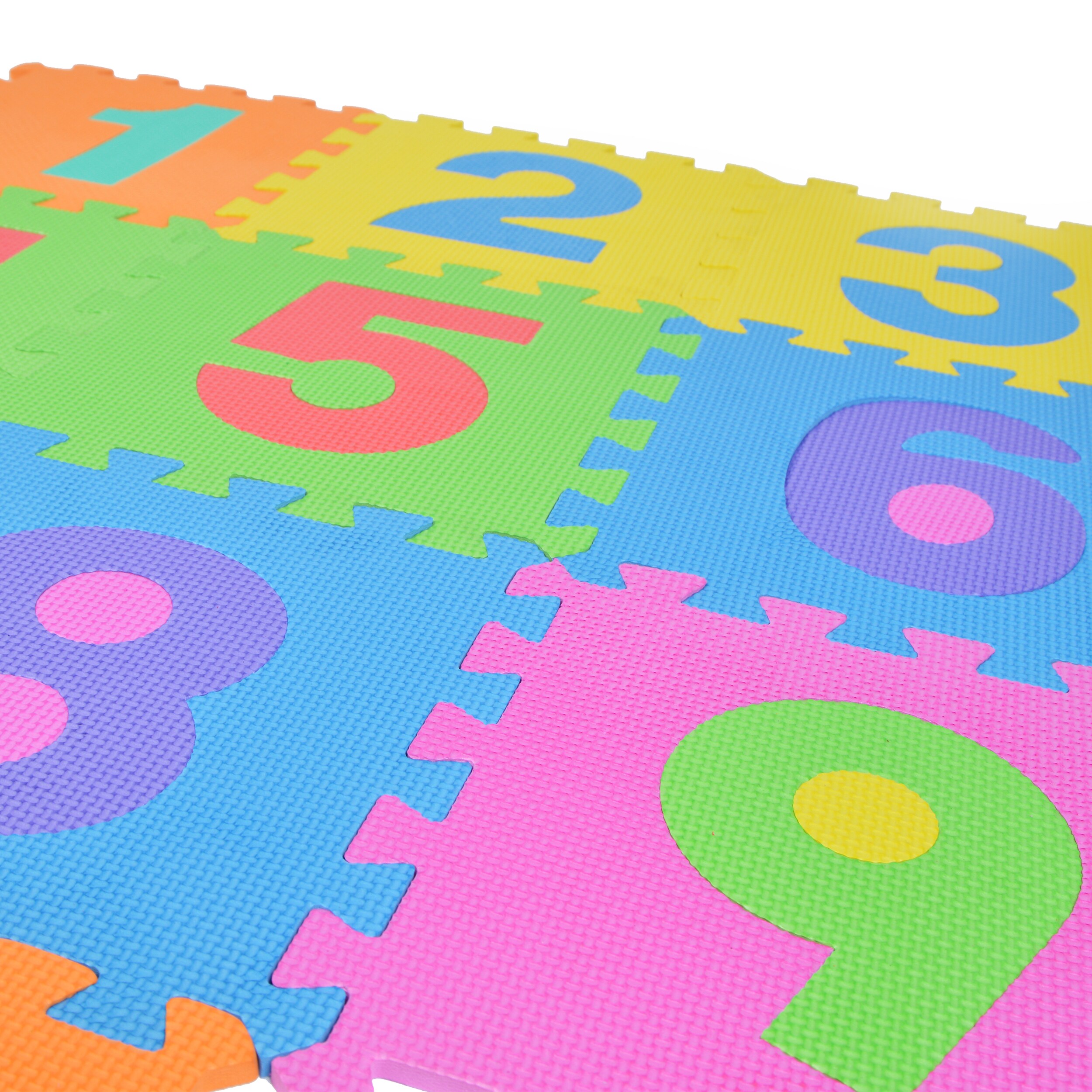 Pink Papaya Puzzlematte mit Zahlen Puzzlestar 123