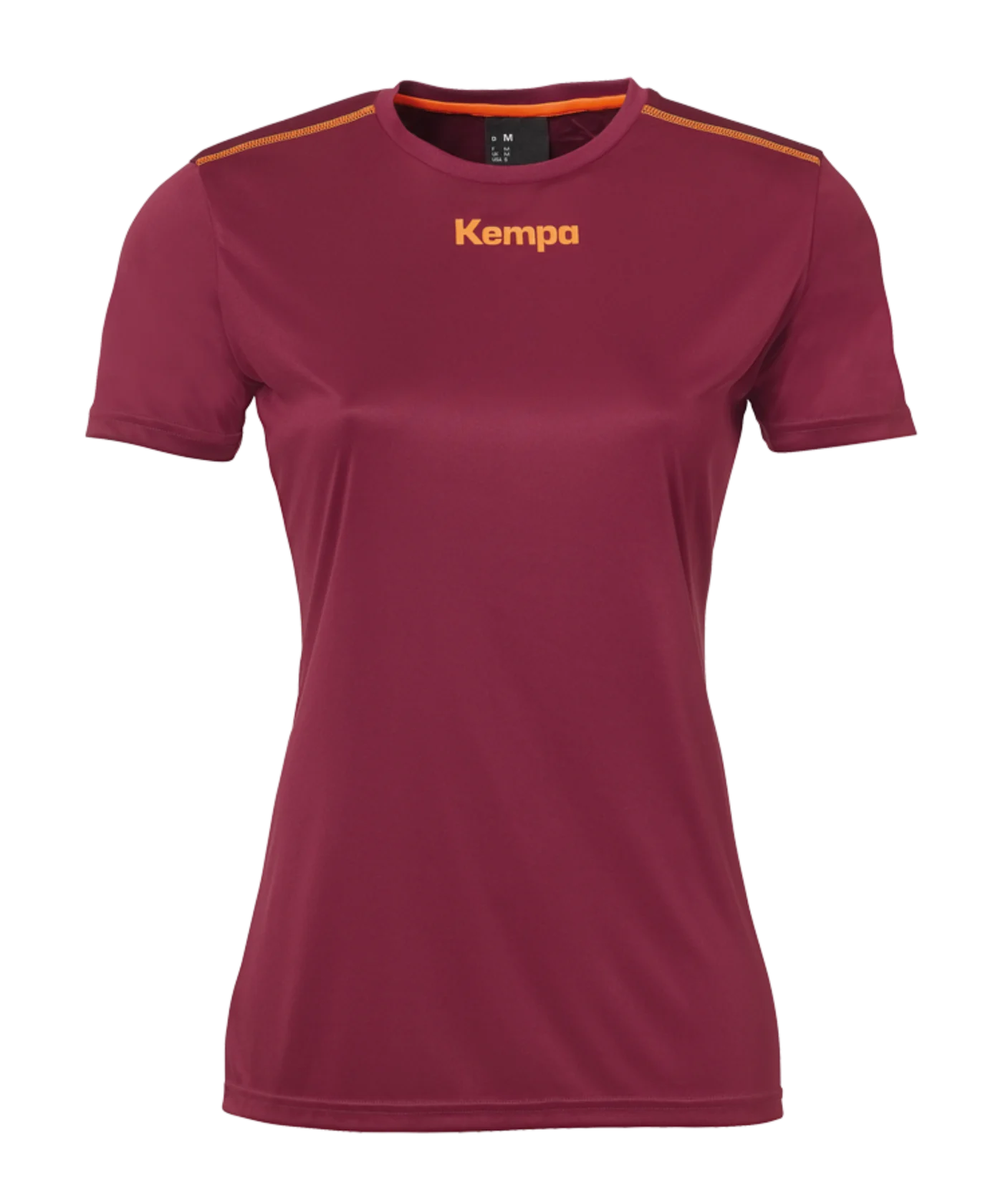 Kempa Poly T-Shirt Damen Dunkelrot F11