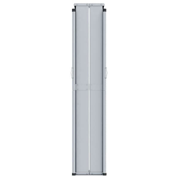 vidaXL Uttrekkbar sidemarkise 160x1000 cm svart