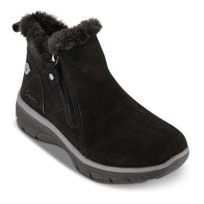 Skechers Relaxed Fit Easy Going High Zip 2 WP Vinterstøvle Sort 168042