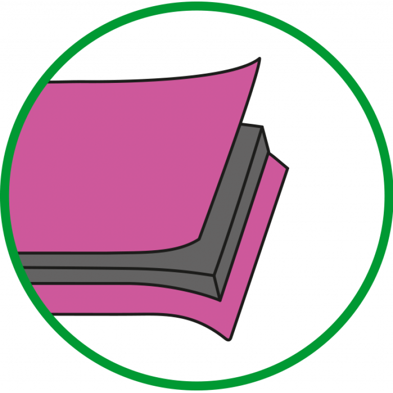 Schneidematte Hobby Line, pink/lila