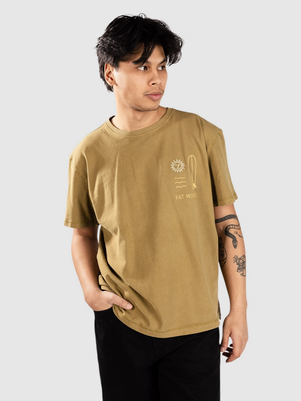 Fat Moose Surf T-Shirt pistachio green
