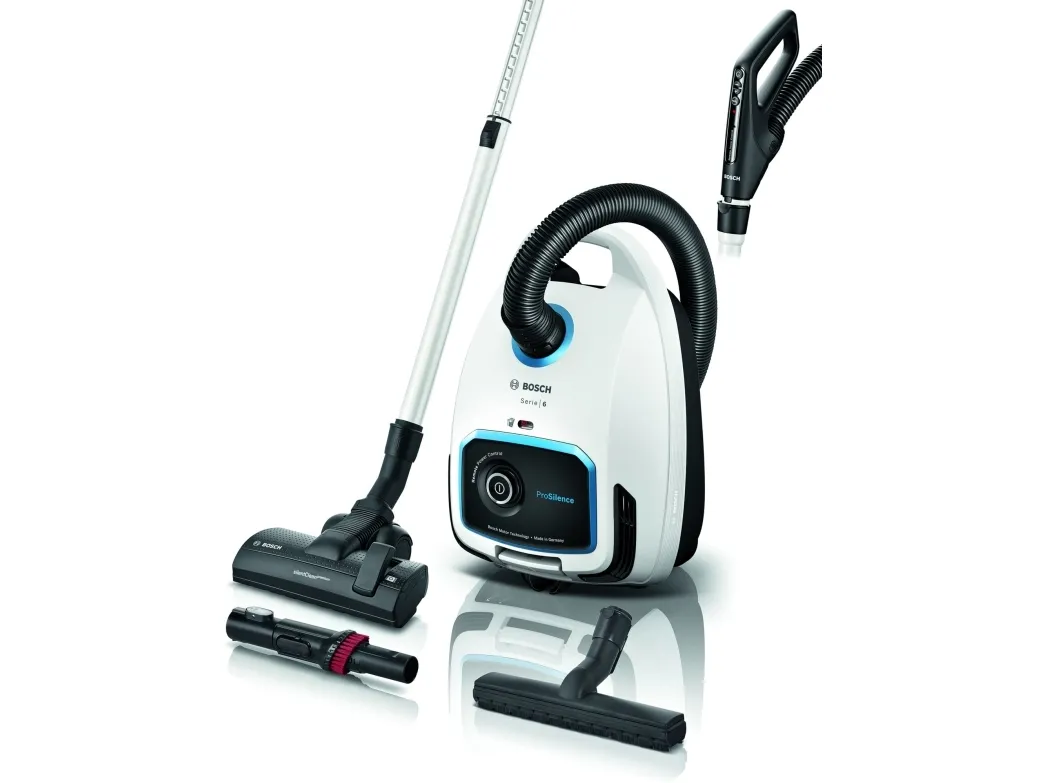 Bosch Serie | 6 BGB6SIL1 ProSilence - Støvsuger - beholder - pose - hvid
