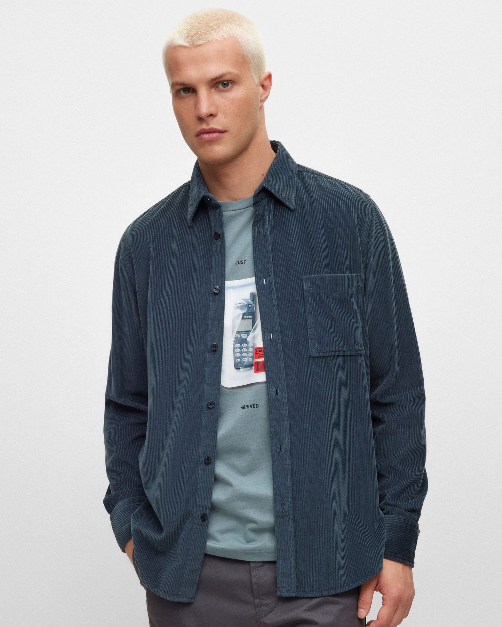 Boss Relegant Casual Overhemd LM