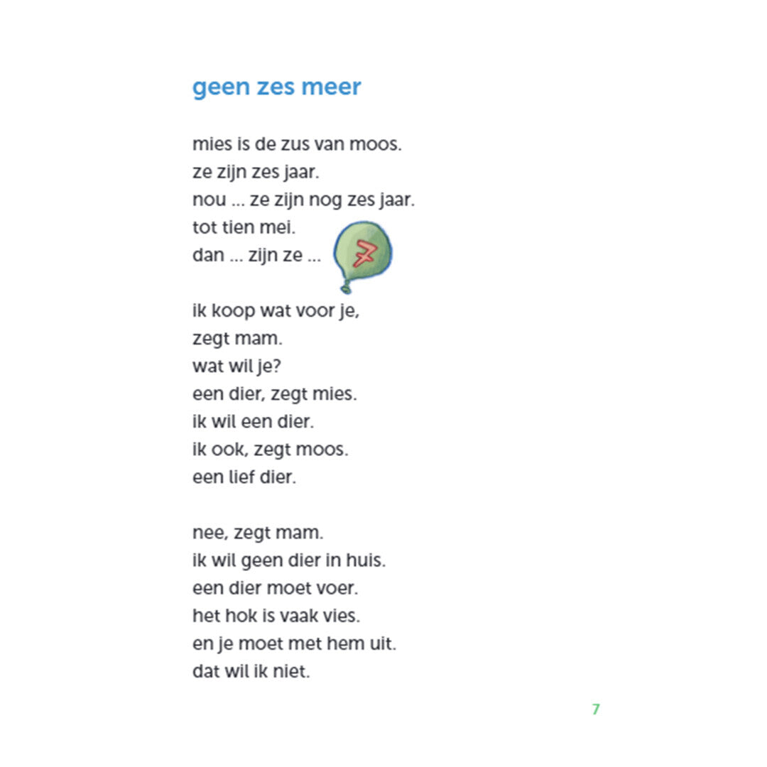 Uitgeverij zwijsen een dier voor moos en mies