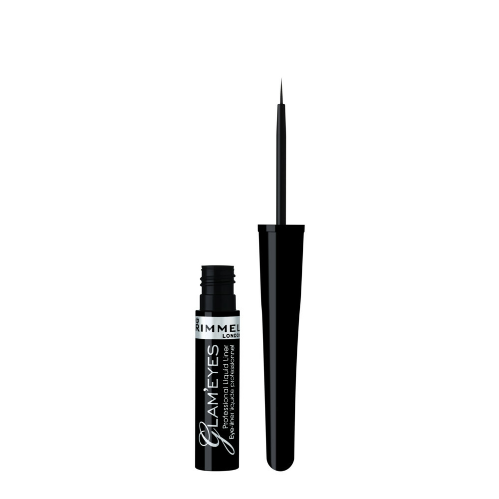Rimmel Glam'Eyes Professional Liquid Eyeliner Zwart Glamour