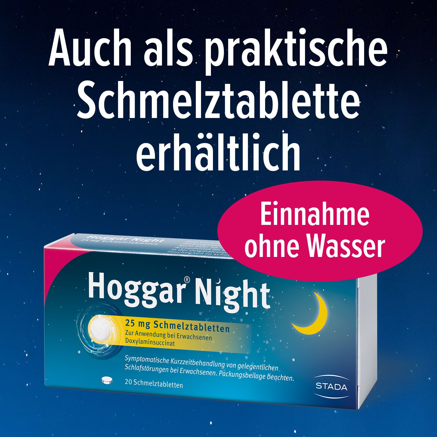 Hoggar® Night mit 25 mg Doxylaminsuccinat - Gut verträglich