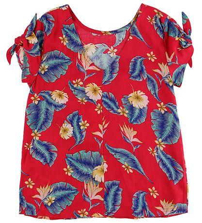 Roxy T-shirt - Repeat All - R?d
