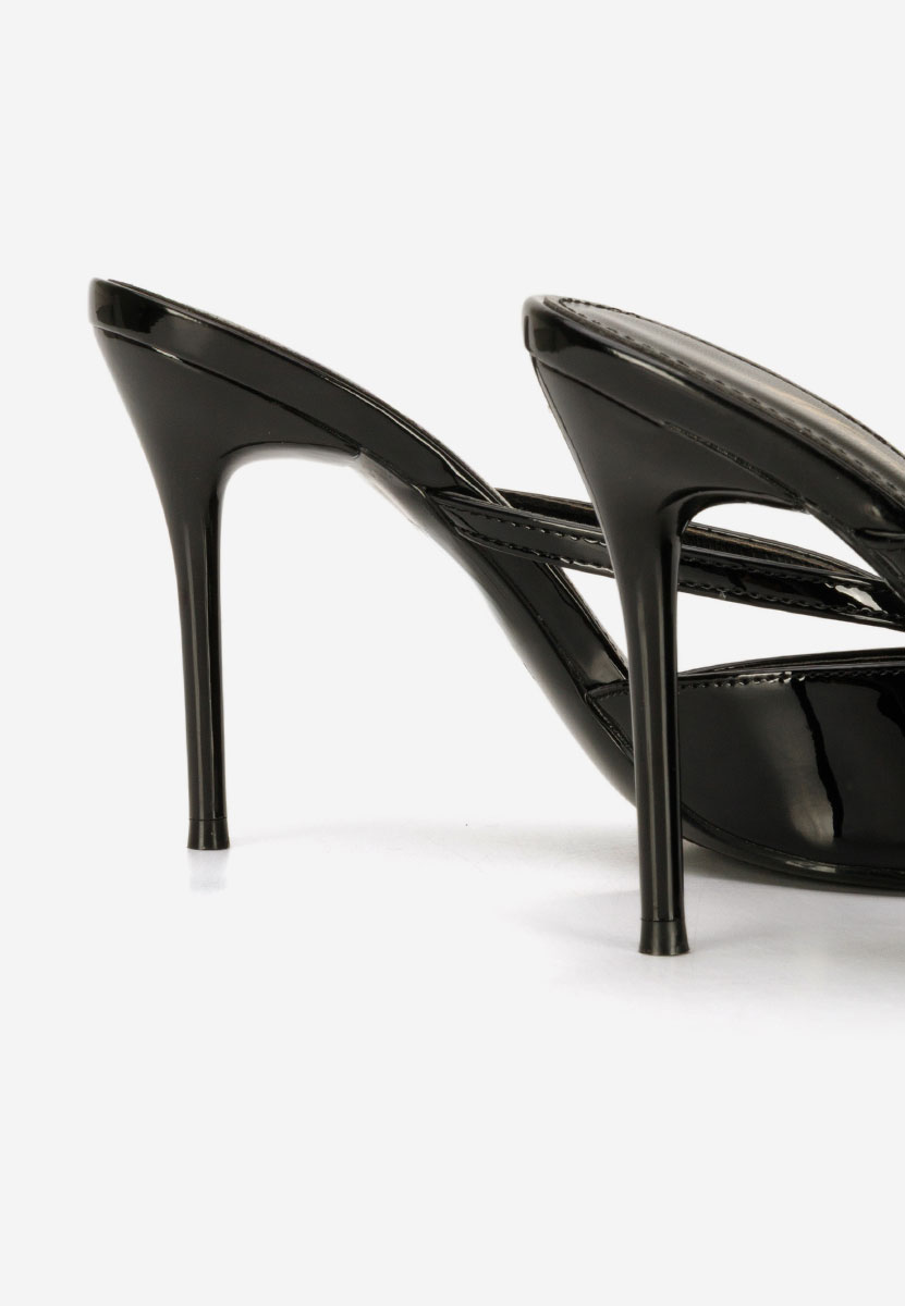 Mules a talon noirs Alessandra