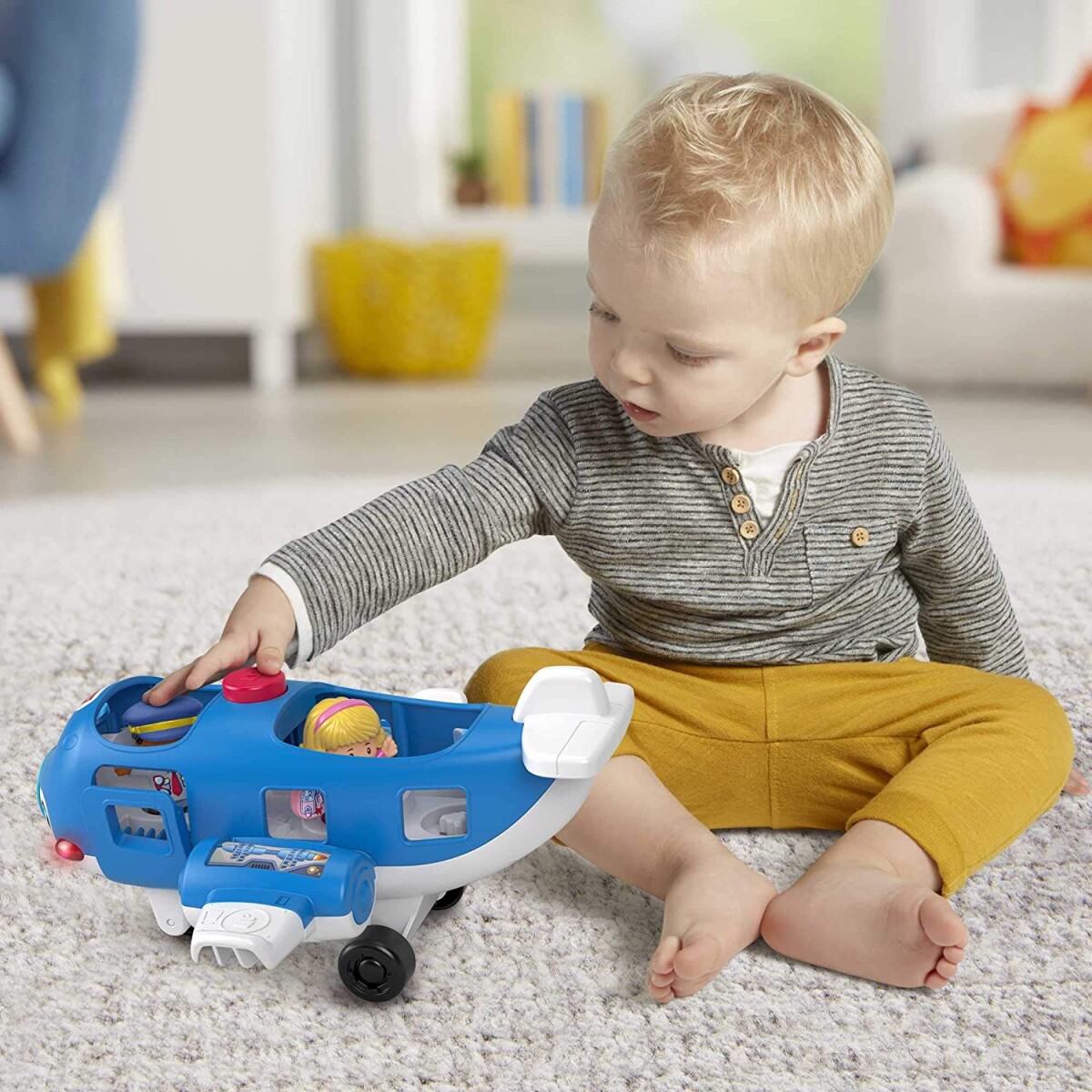 Fisher Price - Little People Flyvemaskine Til Børn